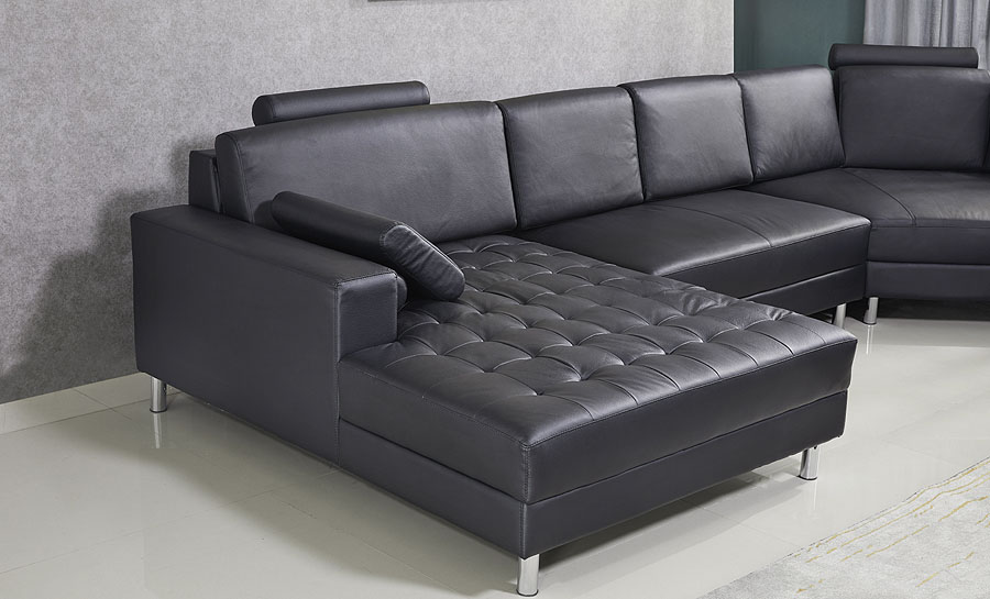 Heather Leather Sofa Lounge Set